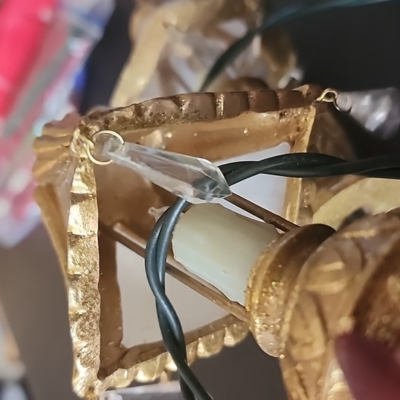 VINTAGE  KURT  S. ADLER HAND CRAFTED CHRISTMAS LAMPS - Picture 8 of 8